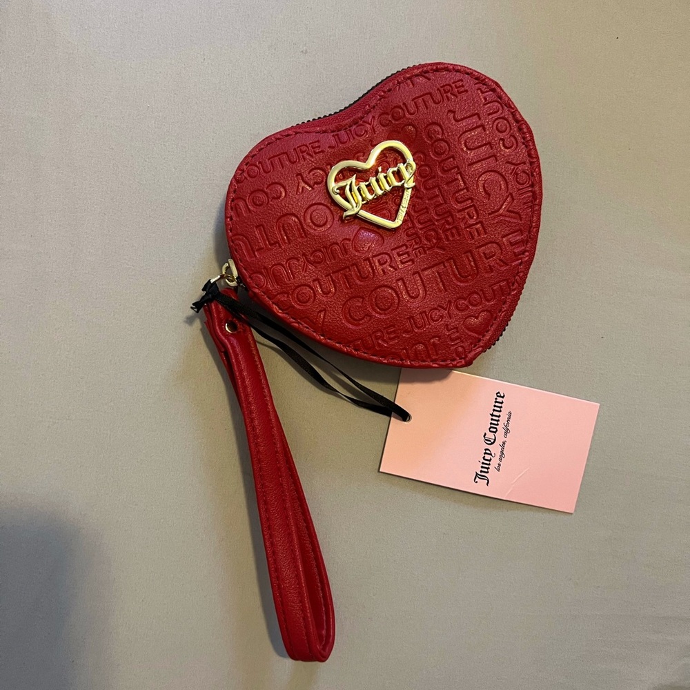 Juicy Couture Heart Pouch Bag
